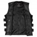 ARD Champs™ Men's Swat Motorcycle Biker Leather Vest with Adjustable Sides